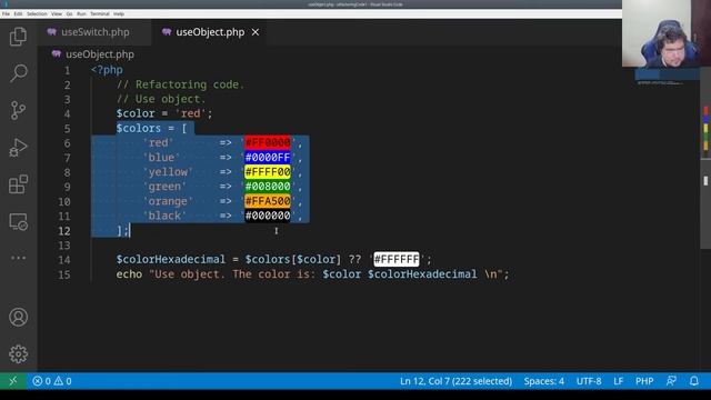 Refactoring code en PHP - switch cases смотреть онлайн