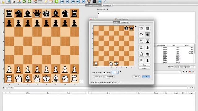 Mac Chess Explorer - Position setup смотреть онлайн