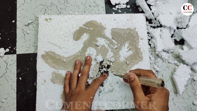 White Cement craft ideas // ? Horse cement making at home Decoration // Showpiece смотреть онлайн