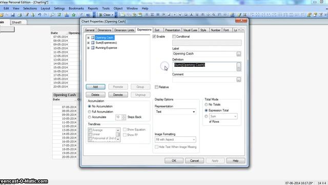 QlikView Tutorials | Expressions | Creating Running Total or Rolling n days total смотреть онлайн
