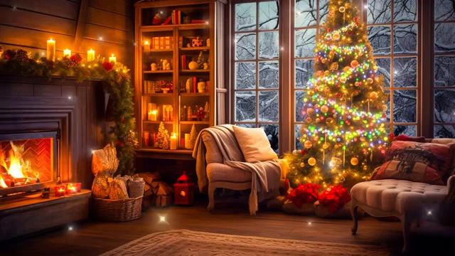 Relaxing Christmas Ambience ? Christmas Music 2024, Christmas Carols, Heavenly Christmas Music смотреть онлайн