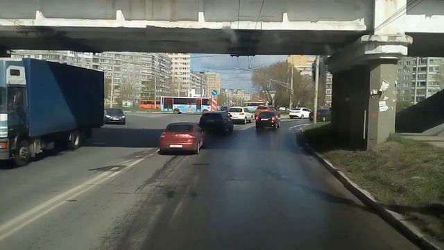 Нижний Новгород, мост через Волгу / 28.04.19 смотреть онлайн