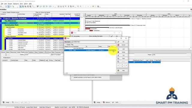 22. Filters in Primavera P6 смотреть онлайн