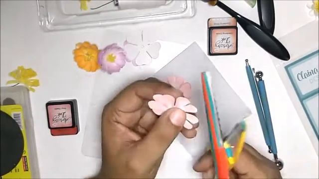 #paperflower #papercosmos Paper Cosmos tutorial || How to make paper flower смотреть онлайн