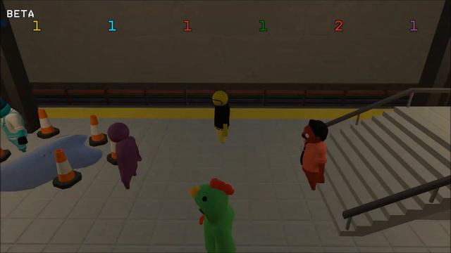Gang Beasts online multiplayer beta #3 Funny Moments смотреть онлайн