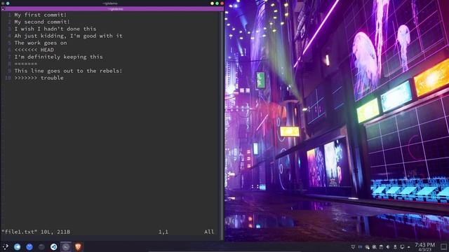Creating With Git | 2-4: When Merges Go Wrong смотреть онлайн