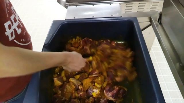 Баранина со шпинатом по-пенджабски