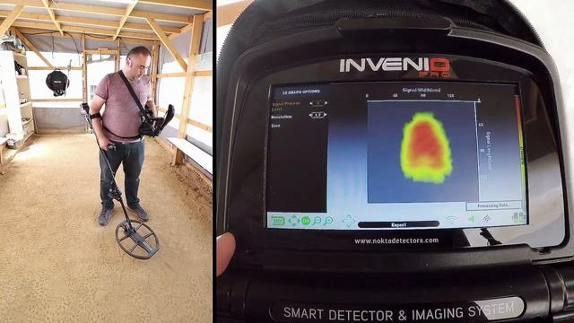 Metal Detector Gold Nokta Invenio 3D Imaging Test смотреть онлайн