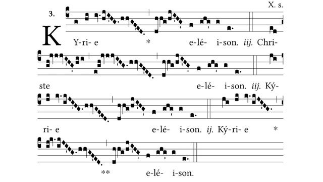 Kyrie II, “Kyrie fons bonitatis” - Kyriale - Latin Gregorian Chant смотреть онлайн