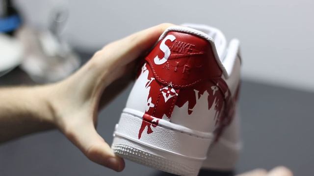 Custom Supreme x Louis Vuitton - Nike Air Force 1 смотреть онлайн
