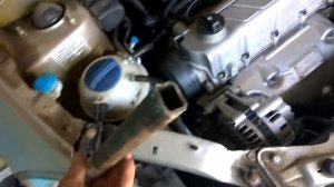 заз форза или чери бонус ( А 13 )  как снять ремень генератора