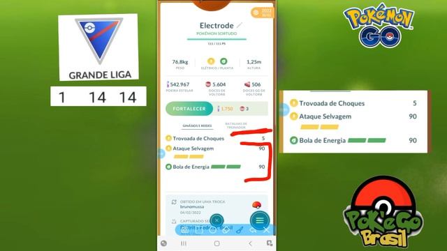 Os melhores ataques do Electrode de hisui Pokémon GO смотреть онлайн