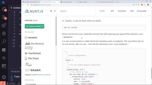 Nuxt Tips: How To Setup Lint And Prettier! смотреть онлайн