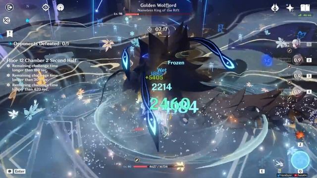 cyno quickbloom x ayaka freeze | 3.3 spiral abyss floor 12 full clear (9 stars) смотреть онлайн