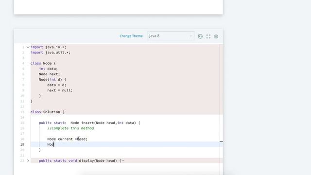 Hackerrank 30 days of code Java 8 Solution: Day 15: Linked List смотреть онлайн