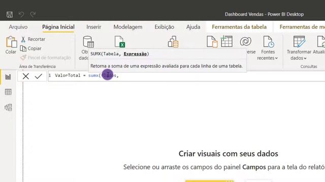 [POWER BI] Como Criar MEDIDAS DAX - SUM e SUMX смотреть онлайн