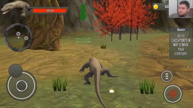 Komodo Dragon Family Sim Beach & City Attack Best Android GamePlay Animals Simulator смотреть онлайн