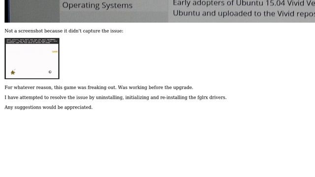 Ubuntu: Graphical glitches after updating 14.10 to 15.04 смотреть онлайн