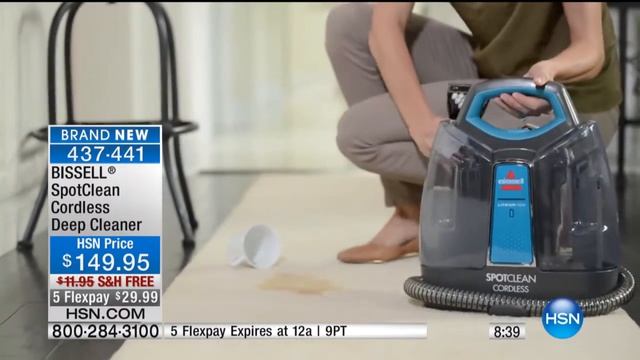 Bissell SpotClean Cordless смотреть онлайн