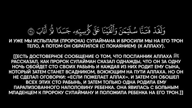 Ясир аль Даусари | Сура Сад. С переводом. 1425 г.