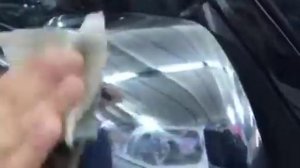 Полировка корпуса бокового зеркала автомобиля и нанесение защитного покрытия