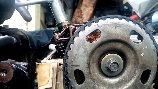 correction of timing belt alignment, honfa civic 98 mdl. смотреть онлайн