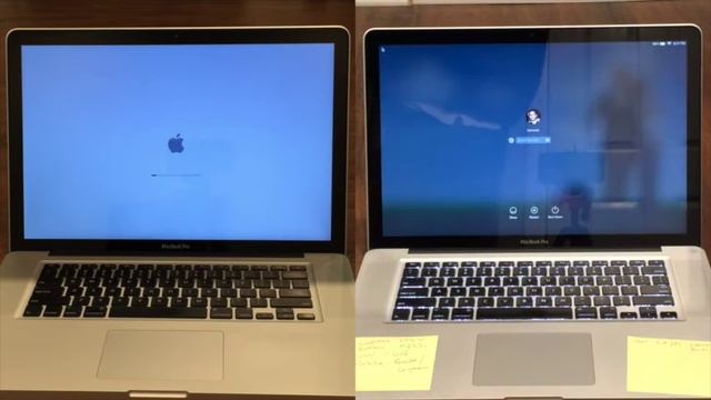 Apple Macbook Pro 15" (Late 2011) SSD vs. HDD Bootup Comparison (Crucial BX100 vs. Seagate Momentus смотреть онлайн