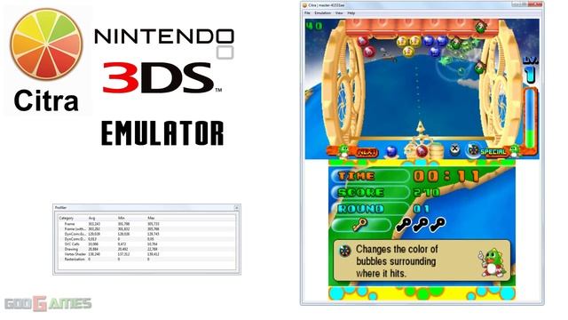 Citra 3DS Emulator - Bust -a- Move Universe HW renderer enabled! смотреть онлайн