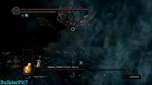 Manus, Father of the Abyss NG+7 - Boss Fight - Dark Souls Remastered смотреть онлайн