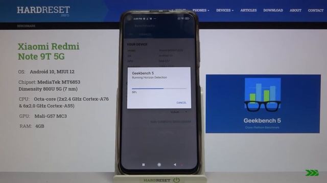 Как протестировать XIAOMI Redmi Note 9T с помощью теста geekbench 5 gpu vulkan смотреть онлайн