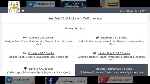 how to insert a cad block into AutoCAD|Cad Blocks Free Download and how to use|Chandru Civil смотреть онлайн
