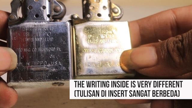 ORIGINAL VS FAKE #ZIPPO ( zippo asli vs zippo palsu) смотреть онлайн