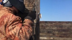 Гараж своими руками "2 часть" установка ворот, крепкие и надежные