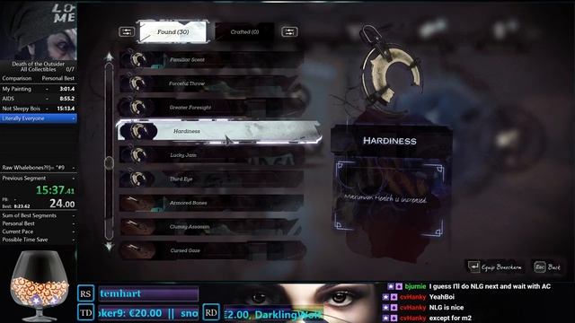 Dishonored: Death of the Outsider - All Collectibles Speedrun 31:48 PB смотреть онлайн