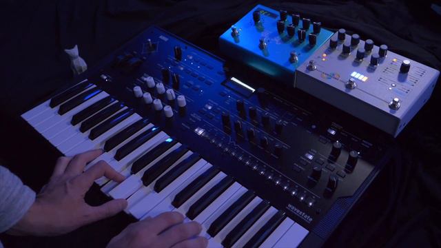 Korg Wavestate with Strymon Big Sky and Hologram Microcosm | Ambient Pads смотреть онлайн