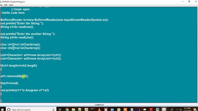 Anagram in java смотреть онлайн