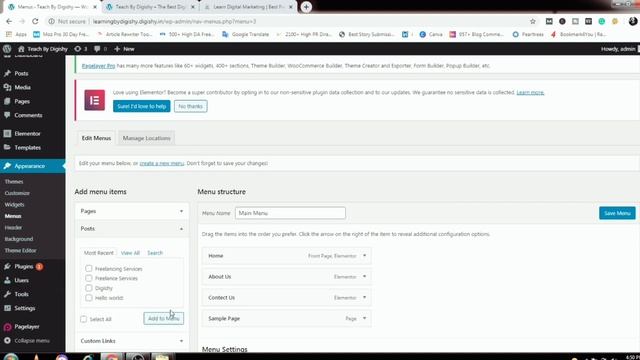 (Day-12) How to Create Navigation Menu in WordPress?|WordPress Me Menu ko Kese Add Kare? By Shivam смотреть онлайн