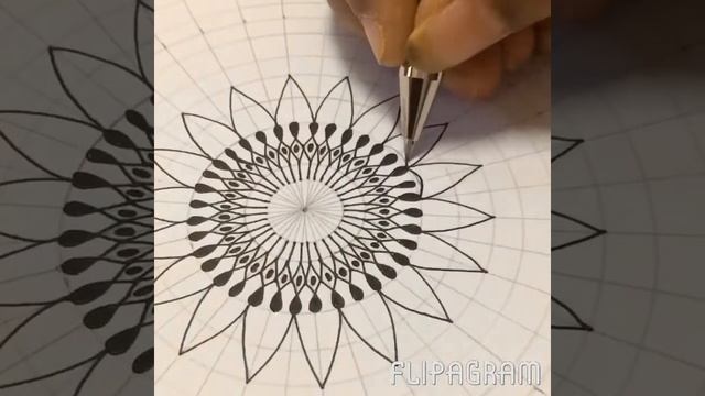 Mandala Art Base drawing смотреть онлайн