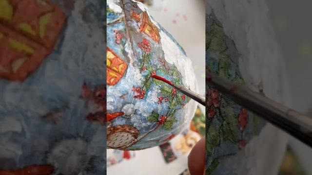 DIY Декупаж банки за 15 секунд Зимний подсвечник своими руками ДЕКОР украшение дома