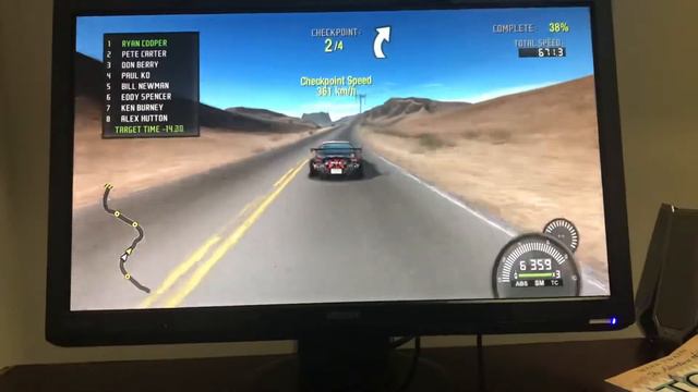 Need For Speed Pro Street Demo Mazda RX7 714bhp GTX 550 Ti Xbox 360 Controller смотреть онлайн