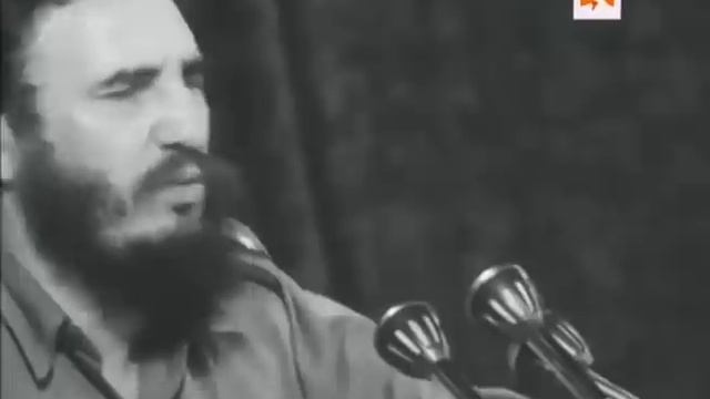 Fidel anuncia la muerte del Che en televisión смотреть онлайн