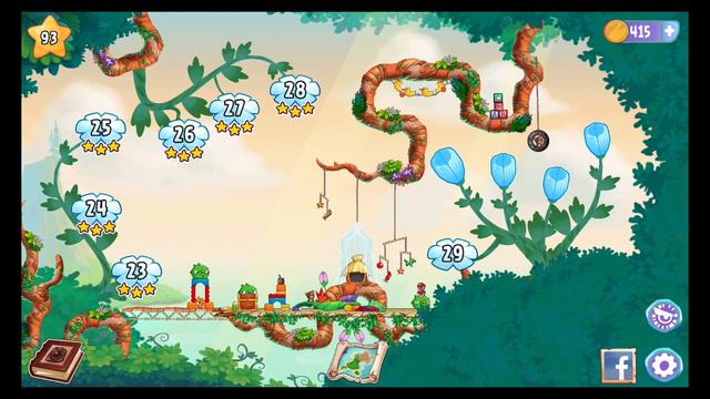 Angry Birds Slingshot Stella Walkthough Levels 23 - 33 смотреть онлайн