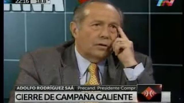 Adolfo Rodriguez Saa en A Dos Voces смотреть онлайн