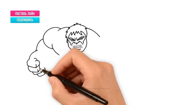 Как нарисовать Халка | Hulk смотреть онлайн