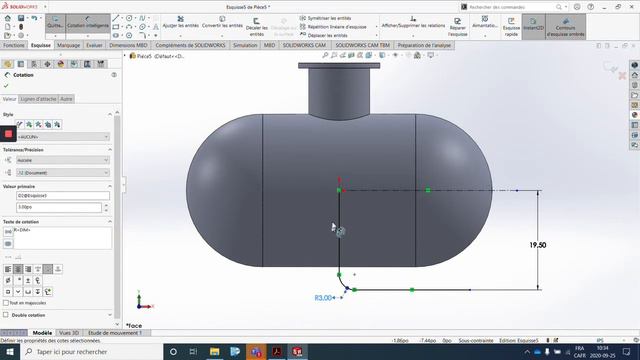 CAO 1 - Cours04 - EX10 - Solidworks смотреть онлайн