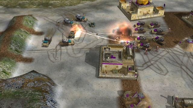 Zero Hour FFA Tournament Finals Game 1 Firestorm MrXezon Herb Firelord Command and Conquer Generals смотреть онлайн