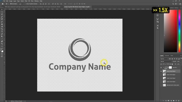 Logo Mockup | Silver Embossed Logo | Photoshop Tutorial смотреть онлайн