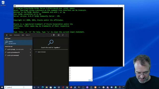 Add the terminal client 'mysql' to your system path on Windows 10 смотреть онлайн