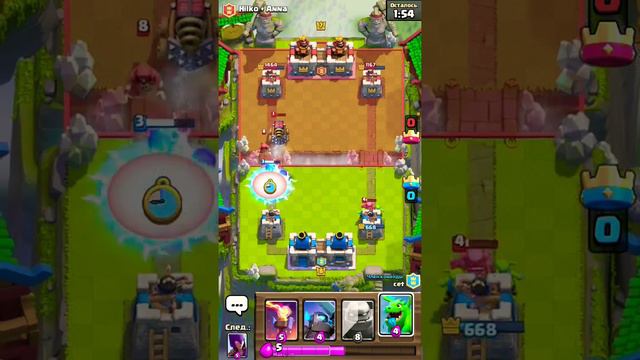 Как мы играем со соклановцем в clash royale ( бои 2 на 2) смотреть онлайн