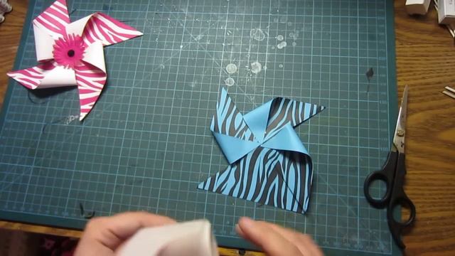 How to make a PinWheel Pin wheel without using a Cricut смотреть онлайн